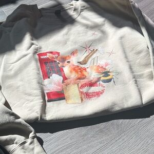 Beige Crewneck Sweatshirt Magnolia Parks